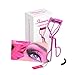 Best Pink Eyelash Curler Tool With Refill Rubber Pads To Create The Perfect Natural, High Volume, Fake/False Looking Curl. No Need For Heated Eyelash Curlers, The Perfect accessory to include with your Eyelash Extension Kit, Mascara & Comb. Eyelash Growth Products by Shimarz with a Lifetime Money-back Guarantee!