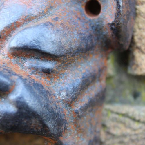 Wand befestigte Hundekopf Flaschenöffner in Vintage-Finish Gusseisen, Garten Deko! - 4