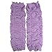 KF Baby Girls Toddler Cozy Soft Leg Warmers, Set of 6 Pairs