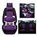 Produktbild Autositz-Set, 3D All-Inclusive-Sitzkissen-Cartoon-bequemer Stoff, geeignet für (Wohnmobil, Geländewagen, SUV, LKW),Purple