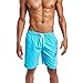 Produktbild Rosennie Herren Hosen Männer Casual Pocket Strand Arbeit Kurze Hosen Shorts Beach Surfing Laufen Schwimmen Water Short Shorts Jungen Sweatpants Classic Strandhosen Sporthose Sport (Hellblau, XL)