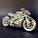 Produktbild 3D Metall Puzzle Dodge / Tomahawk Concept Motorrad Modell DIY 3D Laser Cut Puzzle Spielzeug Silber + Werkzeug A + B Einheitsgröße