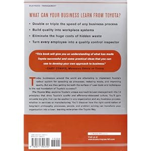 The Toyota Way: 14 Management Principles from the World's Greatest Manufacturer