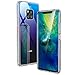 Price comparison product image ESR for Huawei Mate 20 Pro Case, 9H Tempered Glass Back Cover Case [Anti-Scratch] with Soft Silicone Bumper for the Huawei Mate 20 Pro (Clear)