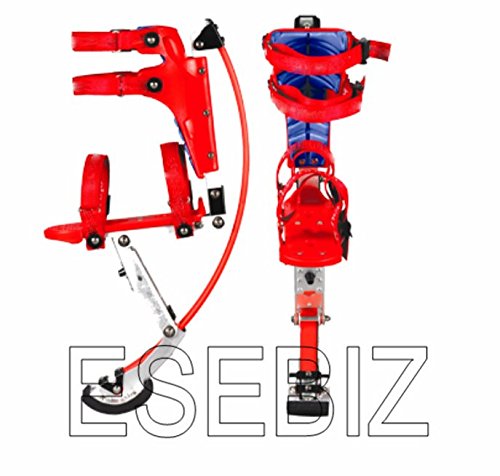Zancos de saltar Esebiz Skyrunner para niños, 40 - 60 kg, Ese-Blue_30-50, rojo
