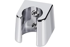 HDGSAFD Uchwyt na słuchawkę prysznicową, metalowy, nawiercony, uchwyt ścienny