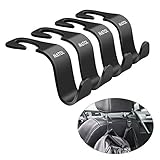 Car Headrest Hooks, NATOL Car Seat Storage Organiser Hanger for Purse Handbag Co