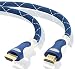 Produktbild HDMI Kabel 2.0/1.4a kompatibel High Speed mit Ethernet (Neuster Standard) ARC 3D 4K Ultra HD (1080p/2160p) - 7m IBRA PROMO GOLD