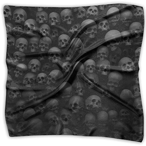 xiadayu Skull Packs Dark Side Printed Square Scarf Scarve Head Wrap Shawl