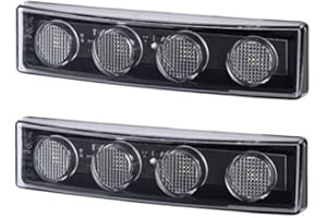 24/7 AUTO 2 luci a LED per aletta parasole, bianche, per camion Scania serie R/P/G con visiera