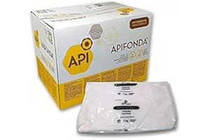 Mondo Ape APIFONDA - CANDITO Bianco ZUCCHERINO - Scatola da 12KG - 12 Buste da 1KG - Apicoltura