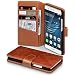 Produktbild Huawei P9 Case, Terrapin [ECHT LEDER] Brieftasche Case Hülle mit Kartenfächer und Bargeld für Huawei P9 Hülle Cognac