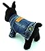 Produktbild zunea klassisch coolen Vintage kleiner Hund Katze Denim Jacke Mantel Warm Stecker Pet Puppy Jeans waschbar Kleidung Bekleidung