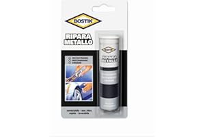 Bostik 10910 Ripara Metalli, Grigio Metallo, 56 gr