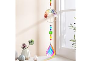 ‎CHMMY CHMMY Sonnenfänger Kristall Fensterdeko Hängend für Zuhause Büro Dekoration Fenster Haus Garten Weihnachten Tag Party Hochzeit Dekoration