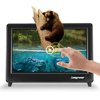 Longruner 7 Inch Display Monitor 1024X600 LCD TFT HDMI with Protective Case for Raspberry Pi 4 3 2 1 Model B B+ A BB EP711