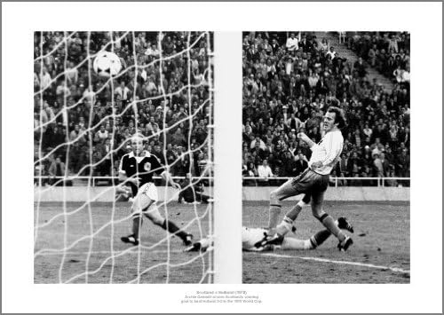 Archie Gemmill Winning Goal Scotland v Holland 1978 World Cup Photo Memorabilia