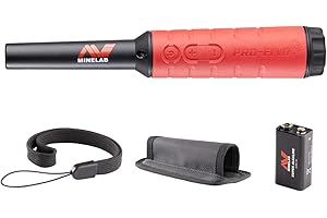 Minelab - Metal Detector Pinpointer Impermeabile per Professionisti con Tone ID e Sensibilità Regolabile (Torcia Incorporata, Fondina e Laccetto Inclusi) (Pro-Find 40)