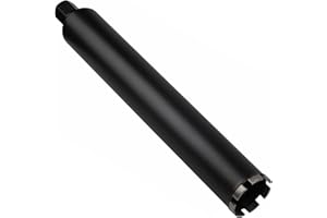 CPROSP 1¼" Couronne Diamant pour Carotteuse Ø 72mm, Length 420 mm, Forage à sec et Humide Trépan Diamant pour Concrete, Reinforced Concrete, Masonry and Stone