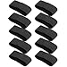 Produktbild 10x FUssBALL TRAUERFLOR TRAUERBINDE TRAUERARMBINDE TRAUERBINDEN TRAUERBAND ARMBAND BINDE ORDNER ORDNERARMBINDE ORDNERBINDE TRAUER SCHWARZ