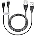 Price comparison product image Anpro 2 Pcs Replacement Fitbit Charge HR Charger Charging USB Cable Cord - for Fitbit Charge HR Wireless Activity Wristband Only