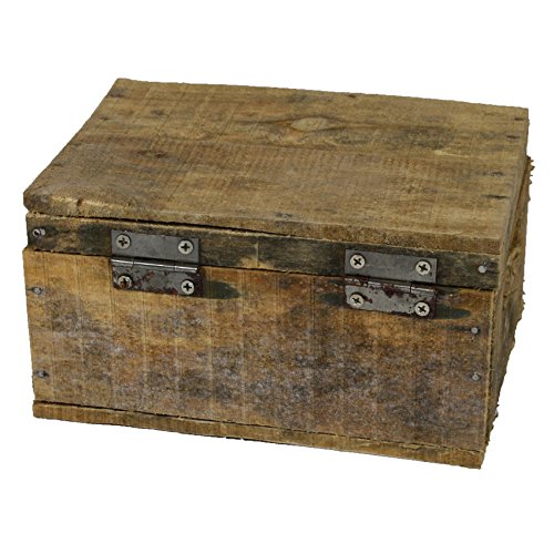 Whisky Holzkiste, mini (21x27x14,5cm), Vintage, Weinkiste, Obstkiste mit Deckel und Aufdruck - 4