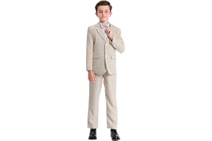 mintgreen Niños Traje Blazer Boda Ropa Tuexdo Establece 2PCS Blazer + Pantalón + Pajarita 5-12 Años