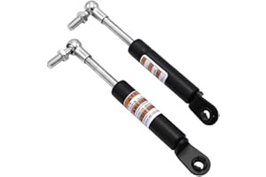 LIJHGFFA Ammortizzatore Per Yamaha T MAX Per TMAX 500 530 T-MAX 530 2008-2018 2017 2016 Supporti Per Bracci Di Sollevamento 2 Pezzi Ammortizzatori Sollevamento Sedile Ammortizzatore Moto(Silver)