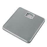 Salter Compact Mechanical Bathroom Scales - Easy to Read Analogue Dial, Fast + Reliable Weighing, Sturdy Platform, 120 kg Capacity, No Buttons / Batteries, Hassle Free, 15 Year Guarantee - Silver