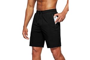 Tansozer Pantalones Cortos Hombre Deporte Shorts Secado Rápido