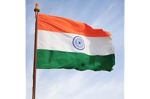 The Flag by IIT Delhi Startup | All Weather Flag | Outdoor Flag | UV Fade Resistant | Size 3*4.5 ft (INDFLG_PET_(Size 3 ft * 