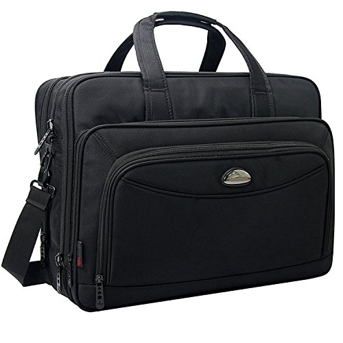 17-Zoll-Laptoptasche  Umh  ngetaschen  erweiterbare Gro  raum-Business-Aktentasche  2-in-1-Messenger-Taschen f  r M  nner  Crossbody Reisetasche Fit b