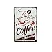 Produktbild Kaffee Vintage Blechbilder Zinnzeichen Bar Pub Café Wanddekor Retro Metall-Kunstplakat - 03