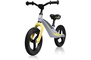‎LIONELO Lionelo Bart Tour Laufrad ab 2 Jahren bis 30 kg, Magnesiumrahmen, sportlicher Style, wartungsfreie PU 12" Laufräder, höhenverstellbarer Lenker und Sattel, langlebig und sehr leicht