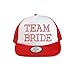 Produktbild Baseballkappe mit Schriftzug "Team Bride", Strass, für Brautparty/ Hochzeit rot