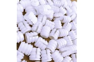 SCARFELL Plastic Dowel Inserts 10.6 mm x 10.6 mm 50Pcs, for Cabinet Hinge Repair Plate, Hinge Expansion Dowels, Drill Hole 10mm - M6 Screw