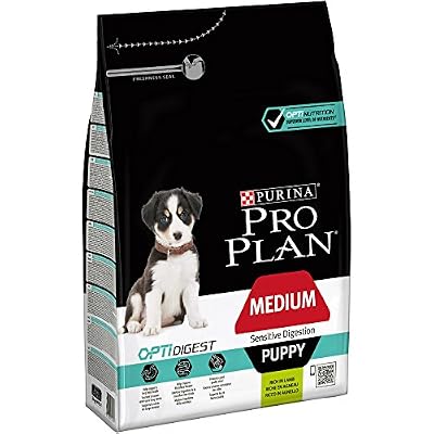 PRO PLAN Medium Puppy Sensitive Digestion avec OPTIDIGEST Riche en Agneau - 3 KG - Croquettes pour chiots