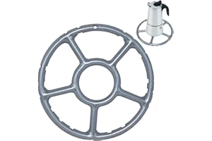 ToSSme Multifunctional Gas Ring Reducer Trivet Alloy Stove Top Stove Heat Simmer Coffee Pots 6 Inch