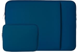 RAINYEAR MAKE LIFE EASIER RAINYEAR 11 Pulgadas Funda Protectora para Portátil Compatible con 11 MacBook Chromebook Surface DELL HP ASUS Laptop Ordenador Portátiles Caso con Bolsa de Accesorios y Bolsillo Delantero,Azul Marino