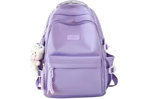 Deyaah Girls Backpack,Kawaii Cute Kids Backpack for Girls with Cute Accessories, School Backpack Watrer Resistant Bookbag for Elementary Primary School