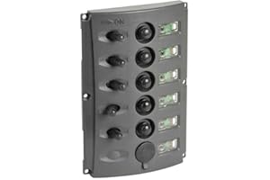 OSCULATI Pannello Elettrico fusibili Automatici Doppio LED