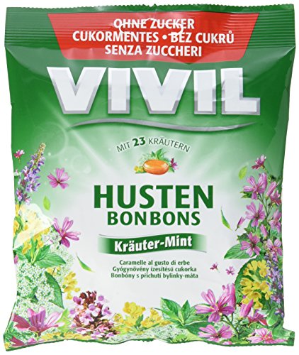 Preisvergleich Produktbild Vivil Husten Bonbons Kräuter-Mint, 80 g