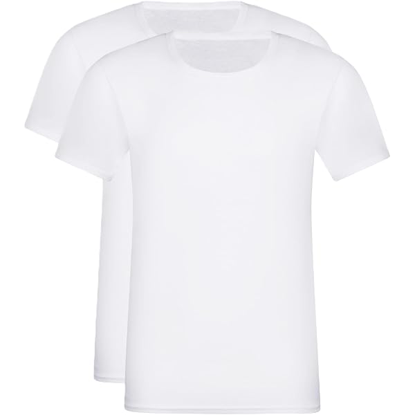 T-shirt Thermique Homme DIM - Manches Courtes Col Rond - Coton Stretch Pour Hiver - 14