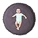 Produktbild Pueri Kinder Baby Spielmatte Runde Teppich Kriechmatte Spielzelte Dekoration fürs Kinderzimmer (Dunkelgrau)
