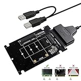 Hinweis: UNTERSTÜTZEN SIE NICHT M KEY PCIe NVME M.2 SSD. Überprüfen Sie vor dem Kauf, ob Ihre M.2-SSD auf der Markenwebsite SATA Kanal oder PCI-E Kanal ist.