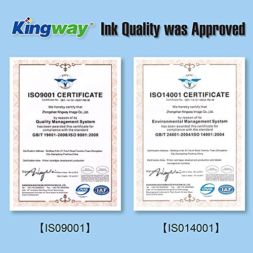 Kingway - Cartuchos de tinta de recambio 364 XL para HP 364 y 364XL negro  cian  magenta y amarillo  Compatibles con impresoras HP Photosmart 5510 5511 5512 5514 5515 5520 5522 5524 5525 6510 6520 6512 6515 7510 7520 7515 B8550 B8558 B110c B010a C5324 C5380 C5370 C5383 C5388 C6324 C6380 D5460 D7560 C310a C410a B209a B210a  HP Deskjet 3520 3070A  HP Officejet 4620 4622 series  color 4 Black 2 Cyan 2 Magenta 2 Yellow 10 unidades