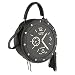 Generic Fashion Ladies Crossbody Shoulder Round Clock Bag Messenger Handbag - black RS.680.00