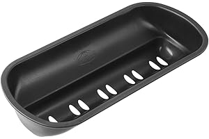 Dr. Oetker 1448 Moule à stollen, Moule à pain, Moule à gâteau, Moule à Christollen, Moule à pâtisserie, Moule spécialité allemande, Acier inoxydable, Noir, 31 x 15 x 7 cm