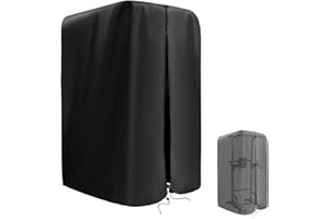 Kingling Cubierta para estación de barra de dominadas, cubierta de soporte de barra de dominadas para torre de potencia, soportes de inmersión de entrenamiento de fuerza, impermeable y a prueba de