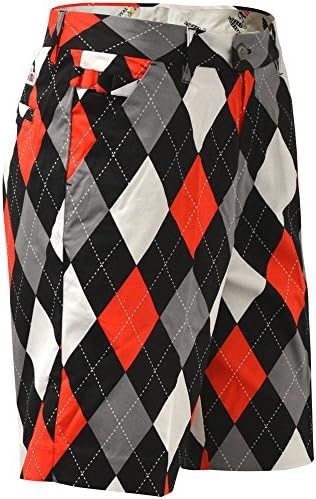 Royal & Awesome Men's Golf Shorts UK, Funny Golf Apparel, Tailored Dress Shorts for Men